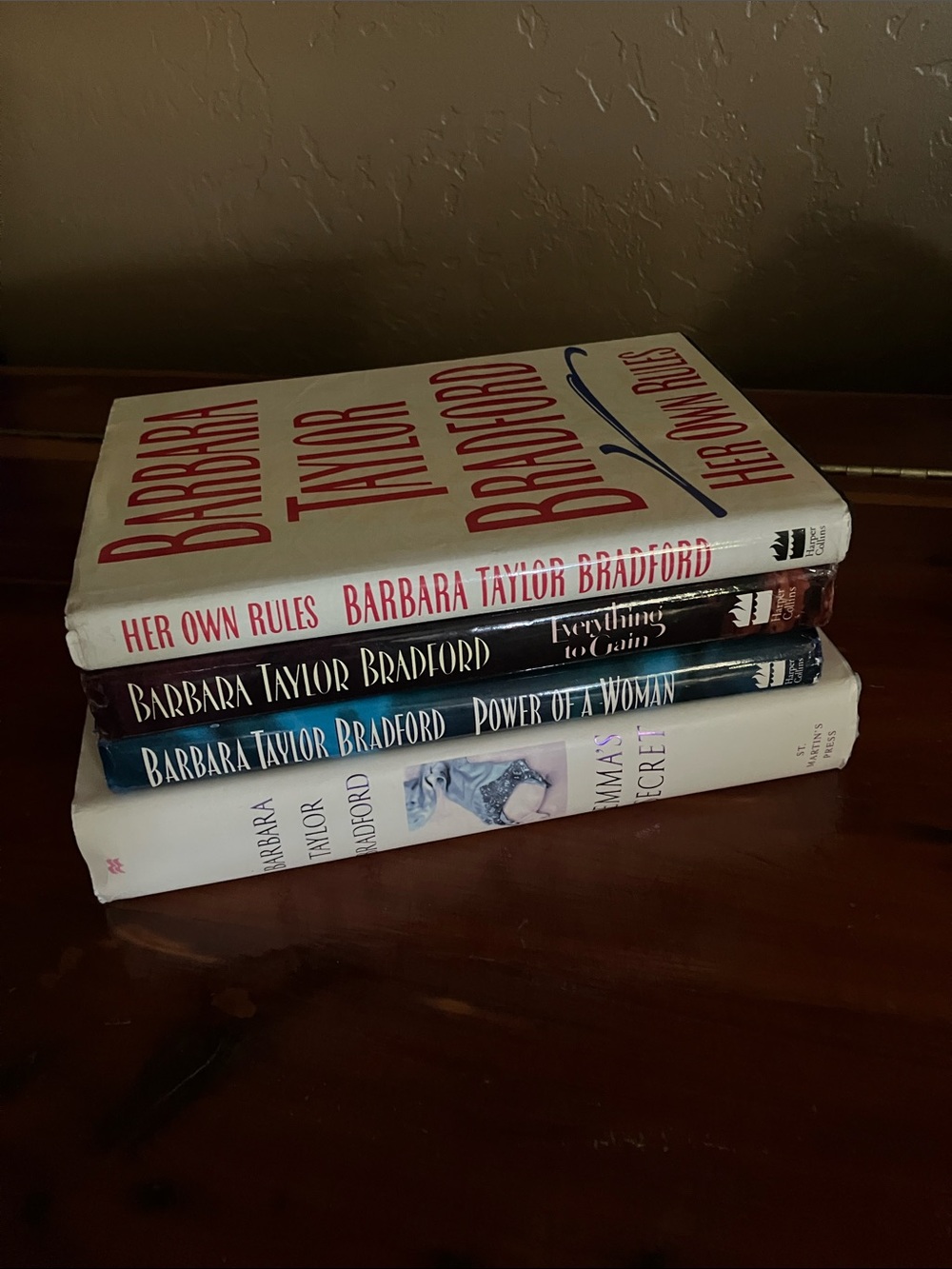 Barbara Taylor Bradford Bundle of 4 First Edition Hardcover Womens Fiction Books